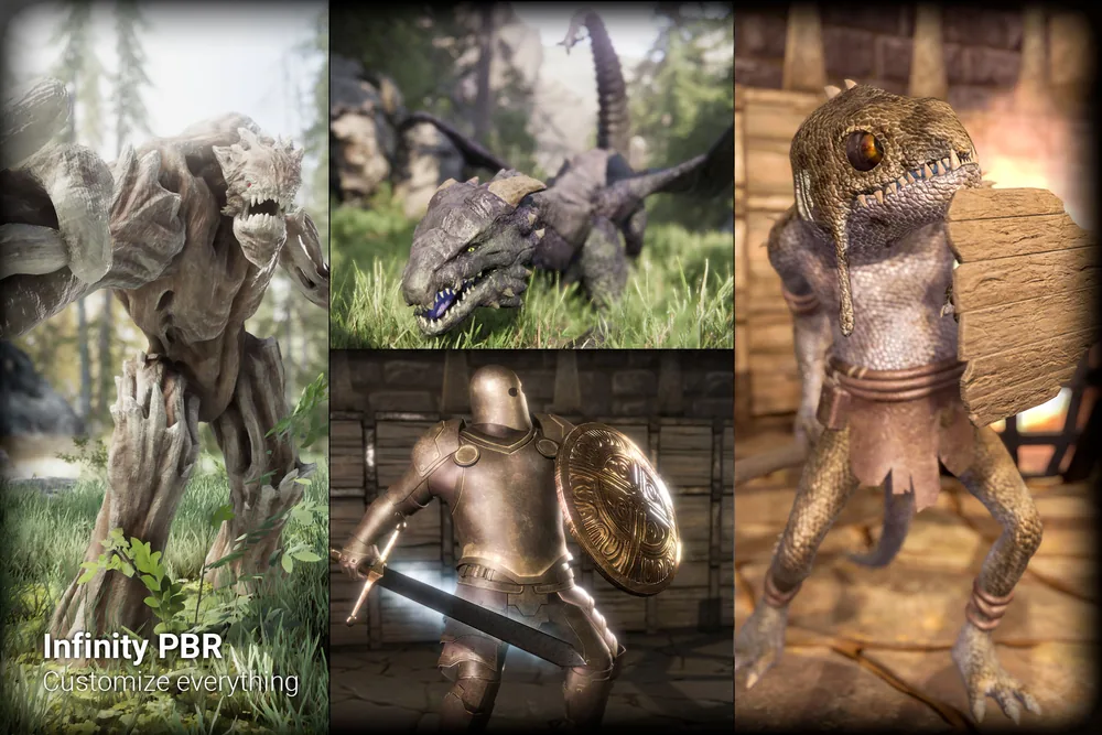 RPG Fantasy Monster Bundle #9 – 4 Characters