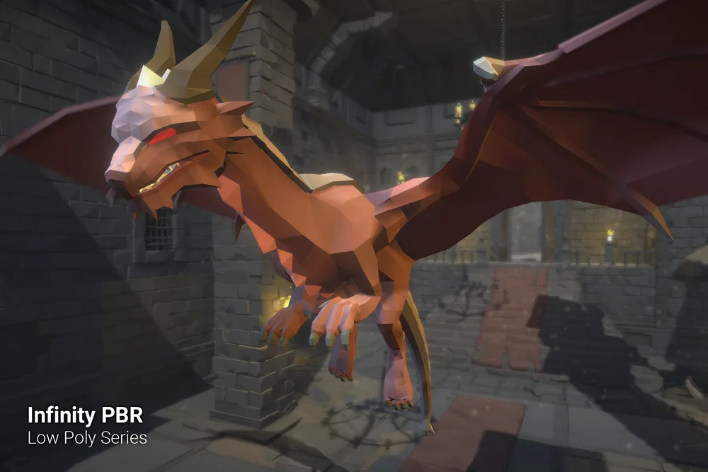 Low Poly Character – Dragons